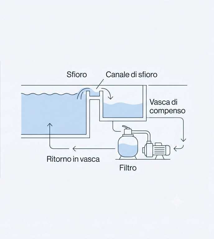 agrespool tracimazione a sfioro