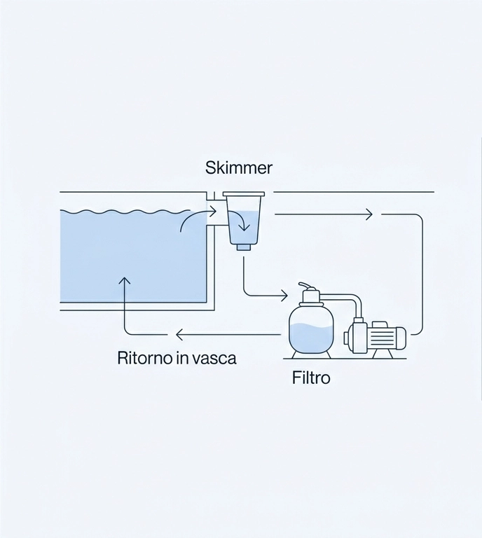 agrespool tracimazione a skimmer